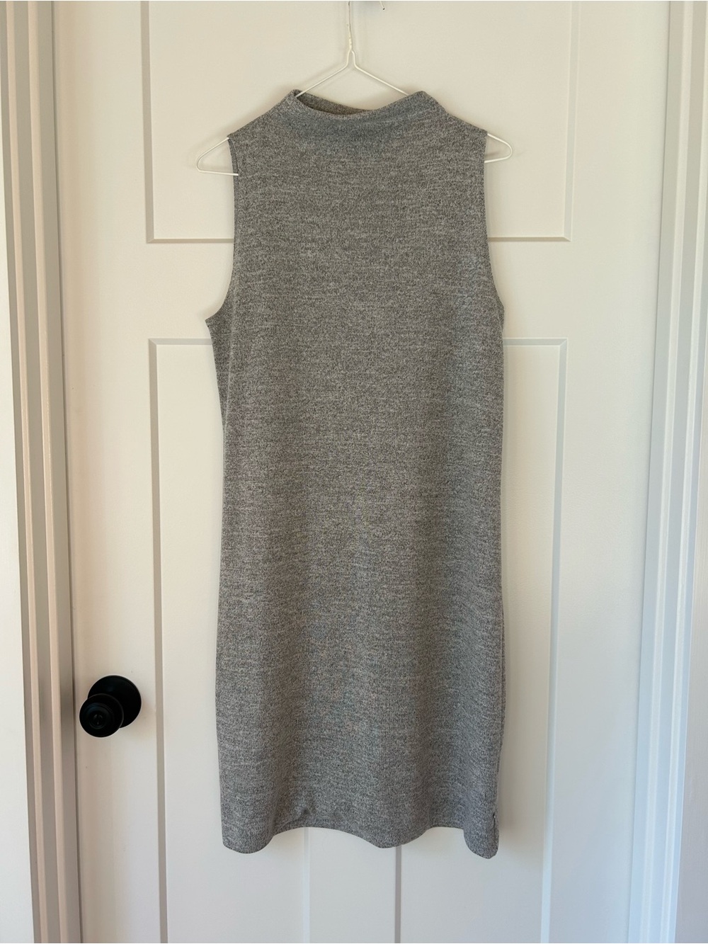 Gray Midi Sleeveless Orb Dress